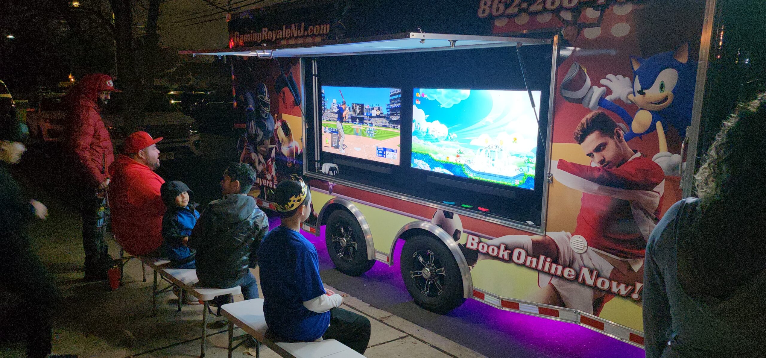 Video game truck in New Jersey